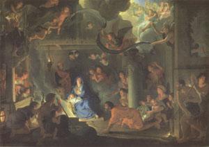 LE BRUN, Charles The Adoration of the Shepherds (mk05) oil painting picture